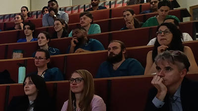 Audience At Wrexham Maelor Hospital Mumtaz Visit 25